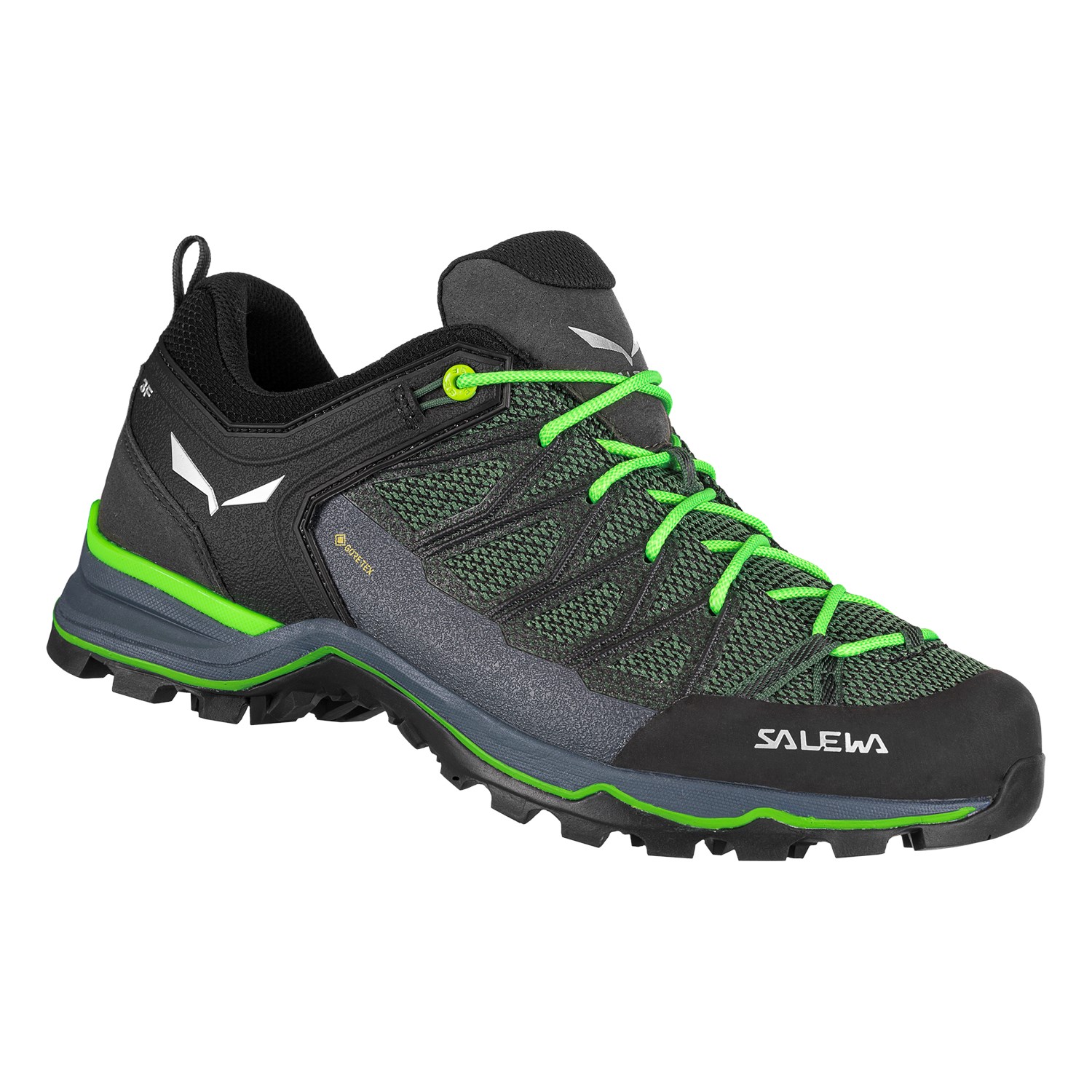 Salewa Men's Mountain Trainer Lite GORE-TEX® Hiking Shoes Green/Blue FJE-130682